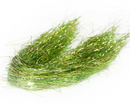 Fine 3D Tinsel Hair, Chartreuse UVR / 25